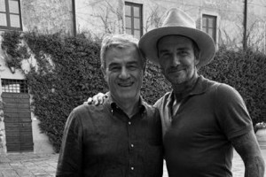 The passion for wine takes David and Victoria Beckham to the Castello della Sala The passion for wine takes David and Victoria Beckham to the Castello della Sala