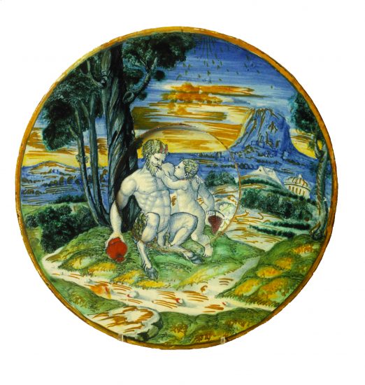 Infantia de Bacho, Mastro Giorgio Andreoli, Gubbio, 1528