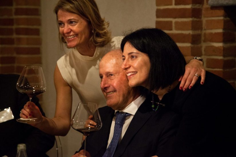 Elisa Scavino, con il padre Enrico e la sorella Enrica