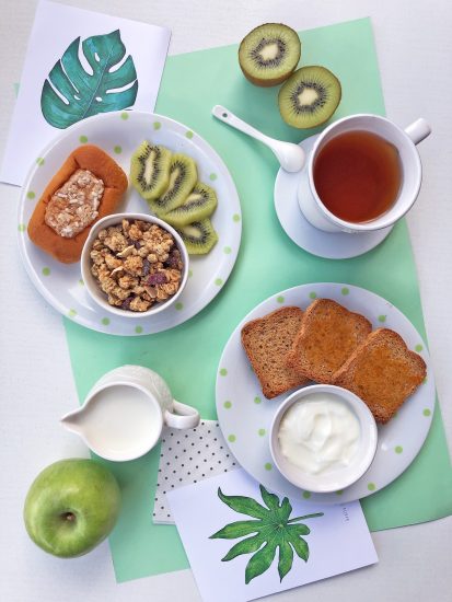 Menu della colazione