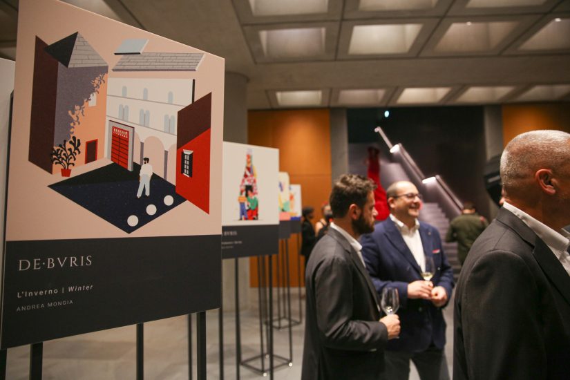 Le illustrazioni scelte per raccontare il concetto de Tempo, alla base dell’Amarone De Buris di Tommasi