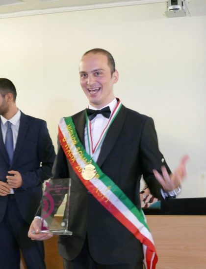 Il Miglior Sommelier d’Italia Aspi 2019 Mattia Antonio Cianca
