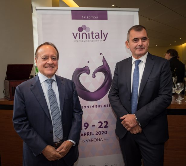 Il dg Veronafiere Giovanni Mantovani ed il presidente Maurizio Danese