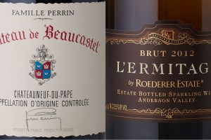 Nella Top 100 di WS Ch&acirc;teauneuf-du-Pape alla n. 6 e bollicine della California alla n. 5