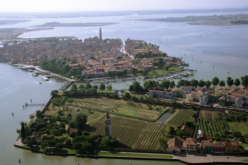 Venissa e l’isola di Mazzorbo nella foto di Nevio Doz