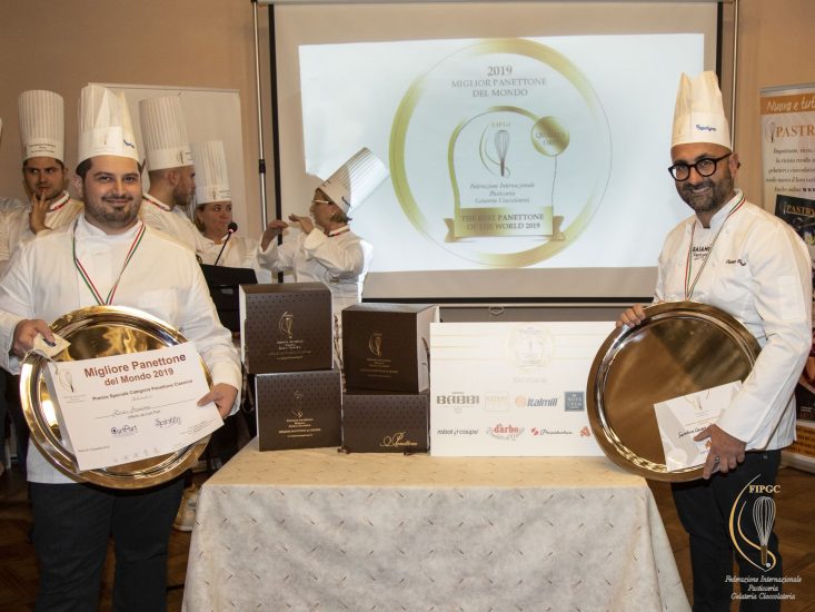 Gianluca Cecere della Pasticceria Baiano vincitore del Concorso “Il Miglior Panettone del Mondo Fipgc”