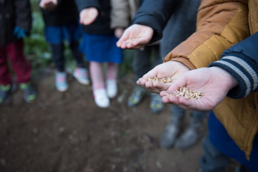 I bambini a scuola nell’orto con Slow Food