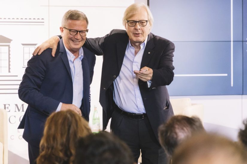 Vittorio Sgarbi all’Academia Berlucchi