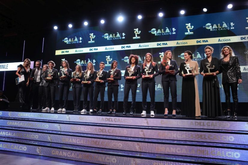 Tutte le premiate al Gran Galà del Calcio Aic 2019