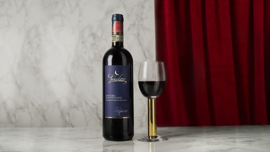 The Nobile di Montepulciano Pagliareto 2015 by Lunadoro 