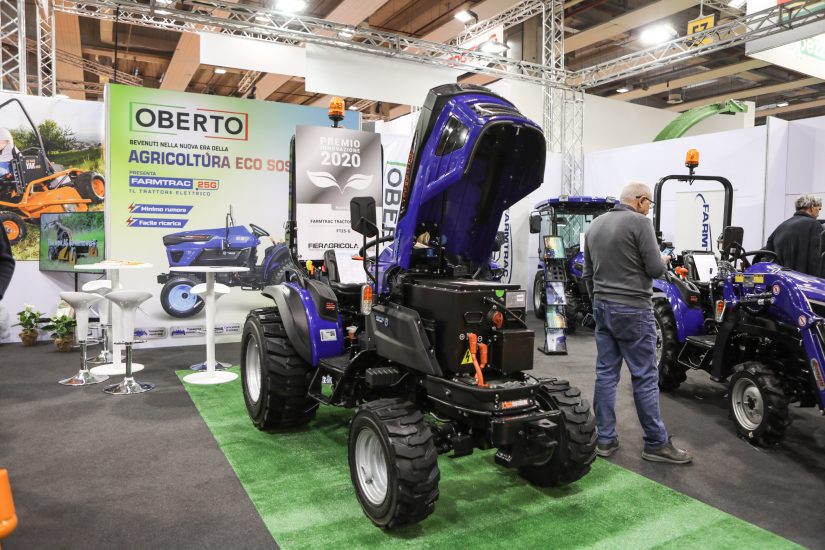 Il trattore elettrico che si ricarica a casa tra le innovazioni di Fieragricola