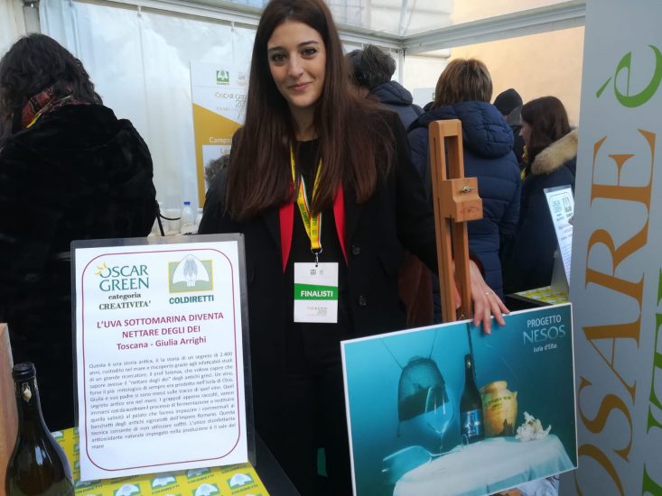 Il vino Nesos tra i progetti migliori di Oscar Green di Coldiretti