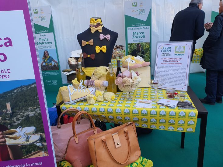 Tra gli Oscar Green, anche accessori moda realizzati dai prodotti agricoli