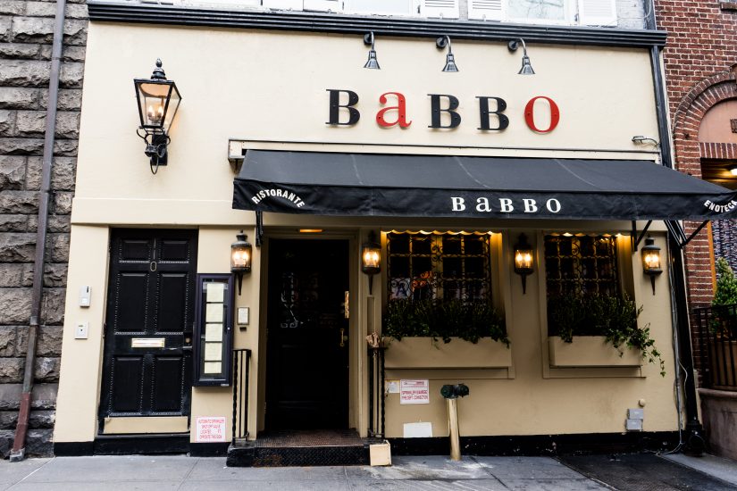 Il ristorante Babbo, a New York, dei fratelli Bastianich