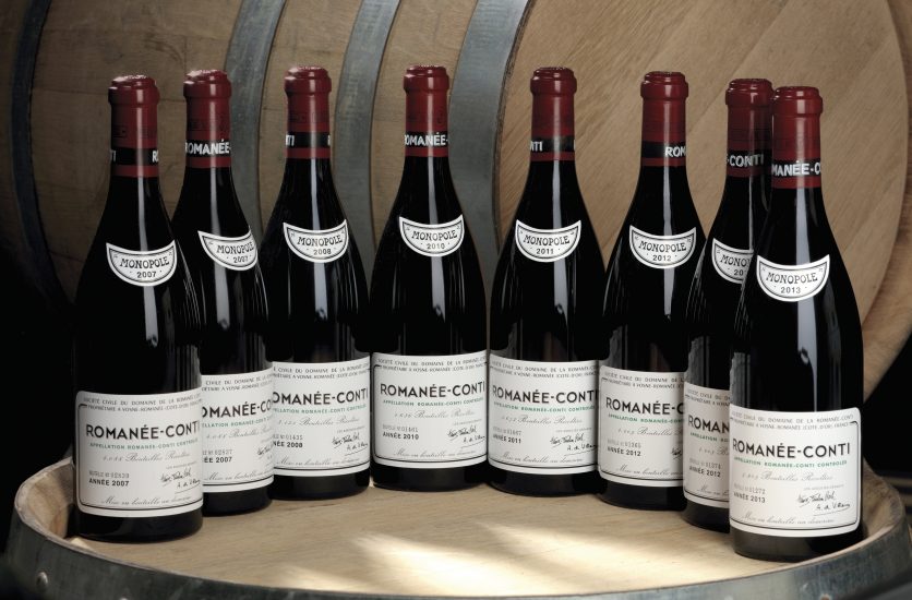 Le etichette di Domaine de la Romanée-Conti