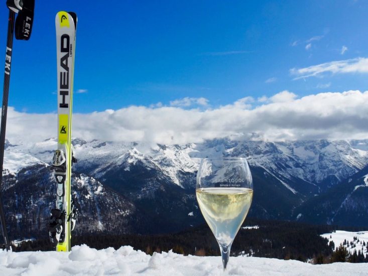 Le Dolomiti, cornice delle degustazioni in vetta delle bollicine Trentodoc