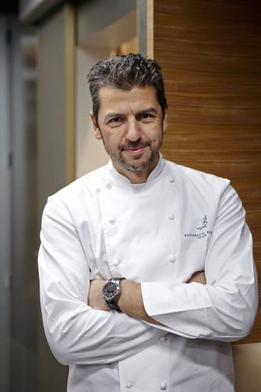 Lo chef Andrea Berton 