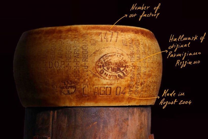 Il Parmigiano Reggiano Veteris, invecchiato 15 anni