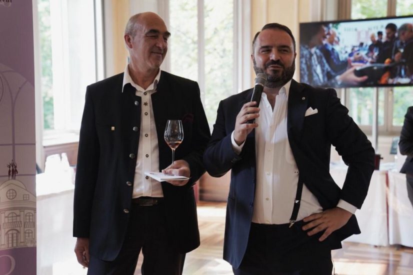Helmut Kocher and Federico Gordini, patron of Merano Wine Festival e Merano Wine Week