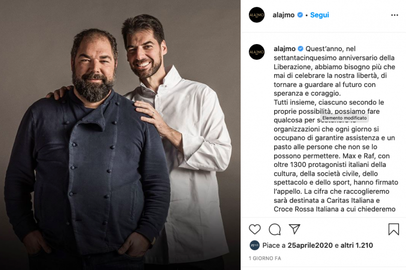 Tante le iniziative di beneficenza dal mondo del wine & food