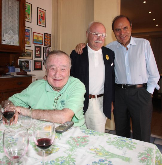 Sirio Maccioni, Gianni Mercatali e Bruno Vespa