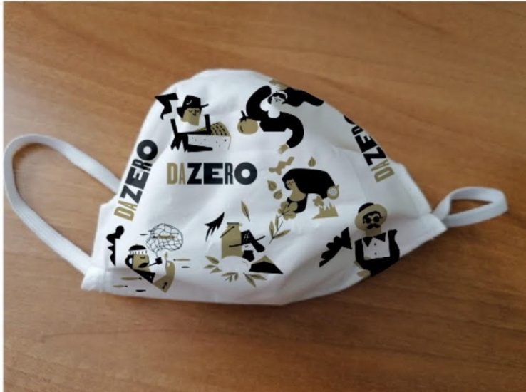 DaZero, brand campano della pizza, che, dal 30 aprile, distribuirà mascherina brandizzate attraverso il delivery