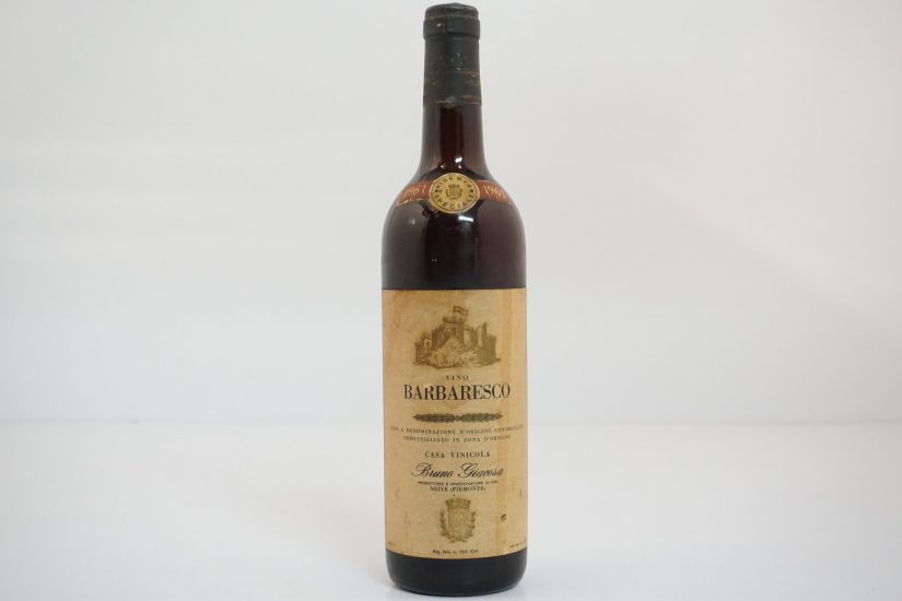 Il Barbaresco Riserva Speciale Bruno Giacosa 1961 tra i top lot dell’asta di Pandolfini