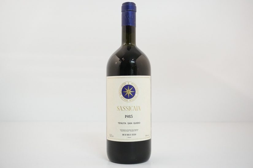 Il Sassicaia Tenuta San Guido 1985 tra i top lot dell’asta di Pandolfini