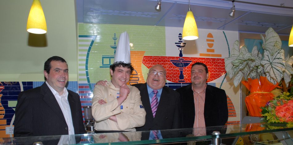 I fratelli Fiasconaro, con Nicola (il pasticcere) nominato Cavaliere del Lavoro