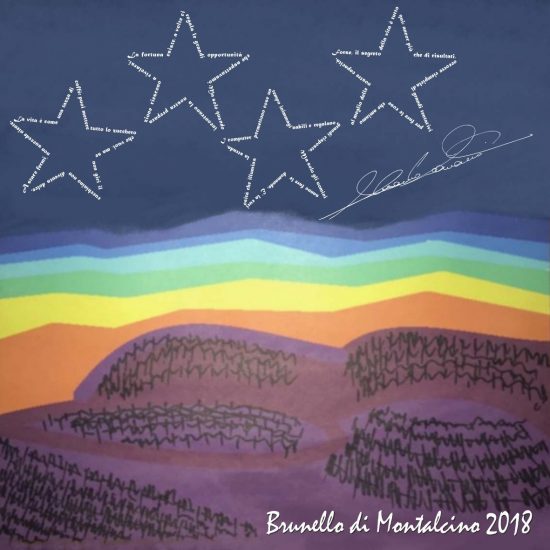 La Piastrella del Brunello di Montalcino 2018 firmata da Alex Zanardi