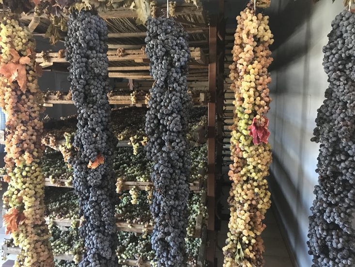 Il fruttaio per l’appassimento della cantina di Quintarelli