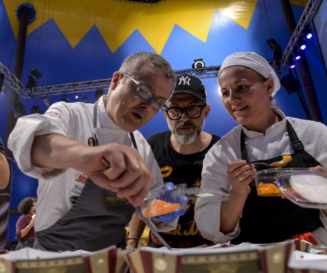 Al Meni, il circo 8 1/2 dei sapori, ideato da Massimo Bottura