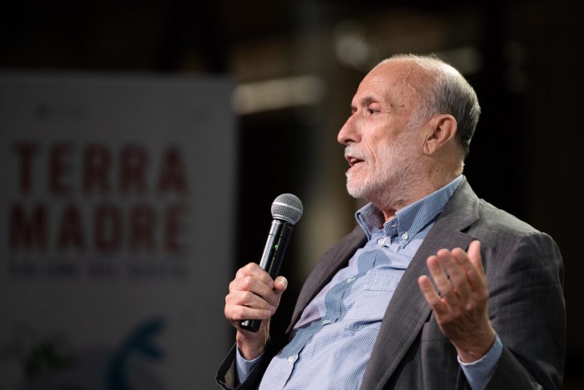 Il fondatore di Slow Food, Carlo Petrini