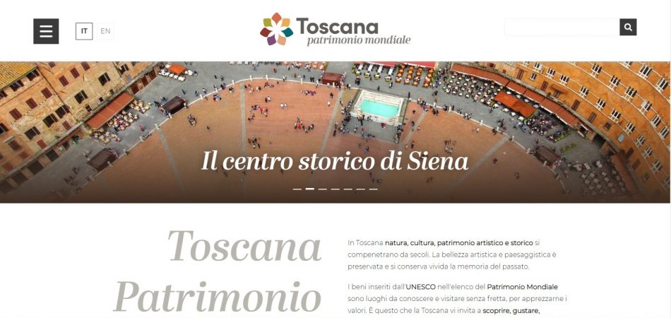 I 7 siti Patrimonio Unesco della Toscana riuniti e raccontati in un sito web