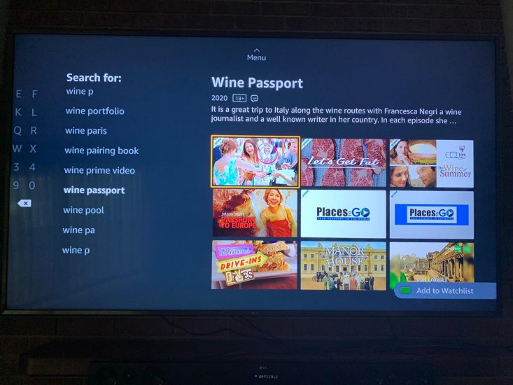 Wine Passport, la serie sul vino che arriva su Amazon
