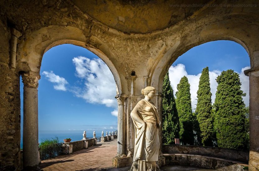 Villa Cimbrone a Ravello, sfondo della “liaison” Allegrini-Feudi