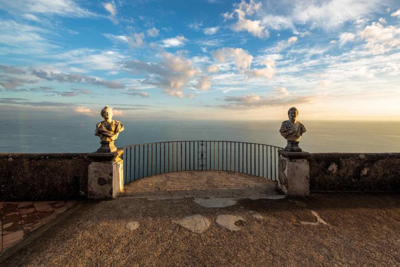 Villa Cimbrone a Ravello, sfondo della “liaison” Allegrini-Feudi