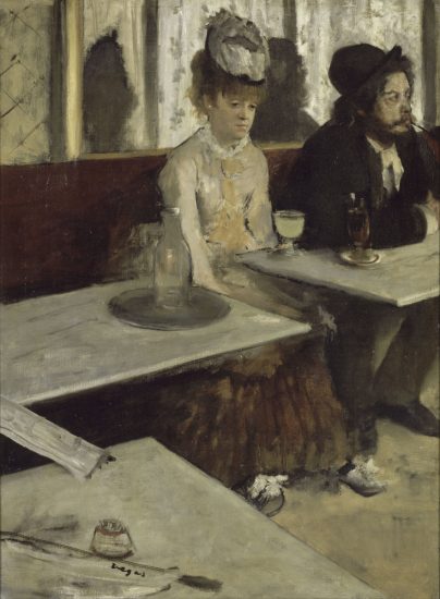 L’assenzio, Edgar Degas, 1875-1876, Musée d’Orsay, Parigi