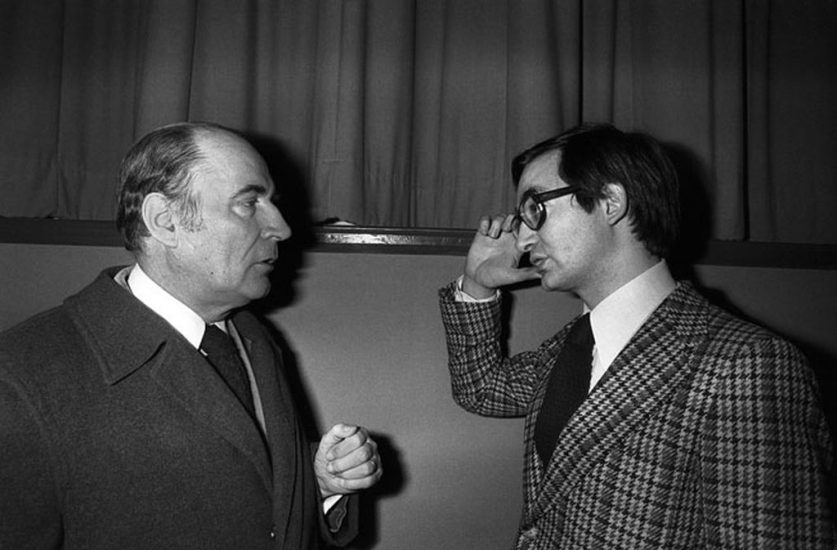 La storia del cibo secondo Jacques Attali, nella foto con Mitterand