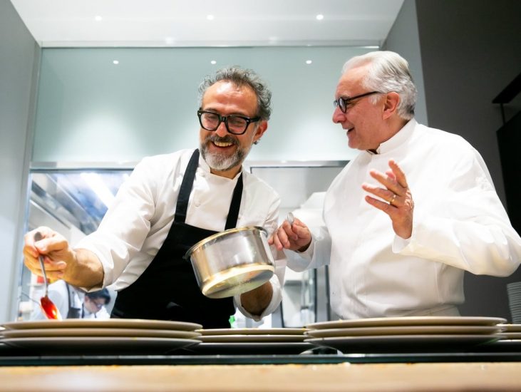 Alain Ducasse e Massimo Bottura a “Identità Milano”