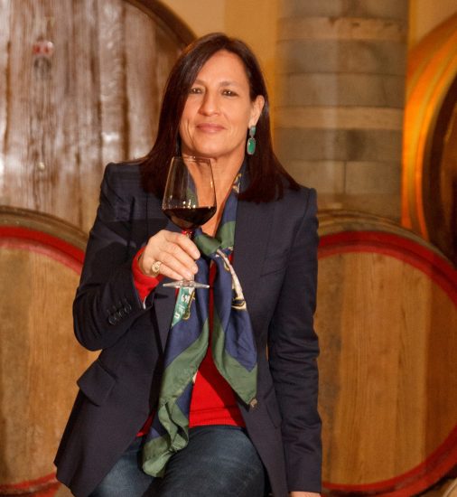 Caterina Dei, alla guida delle Cantine Dei, griffe del Vino Nobile di Montepulciano