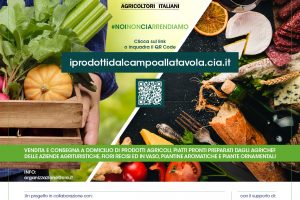 Covid, oltre 1.000 aziende Cia-Agricoltori Italiani pronte per consegne a domicilio in tutta Italia