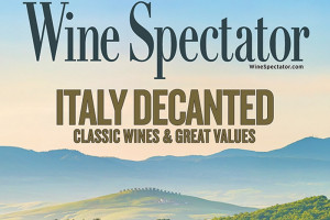 “Italy Decanted - Classic wines & Great values”, Italy on the cover of “Wine Spectator”