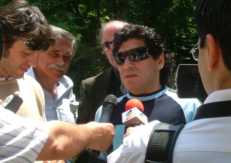 Maradona a Vila Crespi, nel 2006