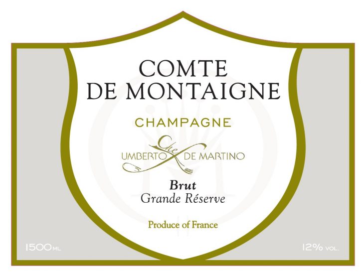 Il nome degli chef in etichetta, per un augurio di ripartenza: così lo Champagne Comte de Montaigne