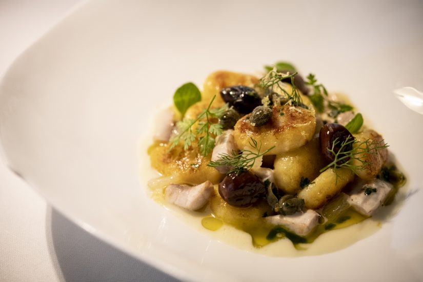 I piatti del Magnolia di Alberto Faccani, che arrivano a casa con Dom Perignon