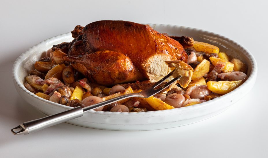 La tacchinella ripiena, tra i grandi classici del Da Vittorio, arriva a casa