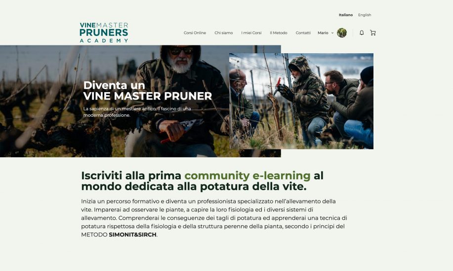 La potatura della vite si impara on line, nel mondo: nasce la Vine Master Pruners Academy digitale