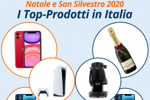 E-commerce 2020, +98,7% di ricerche online. Exploit delle bollicine nelle festività: +626,6%