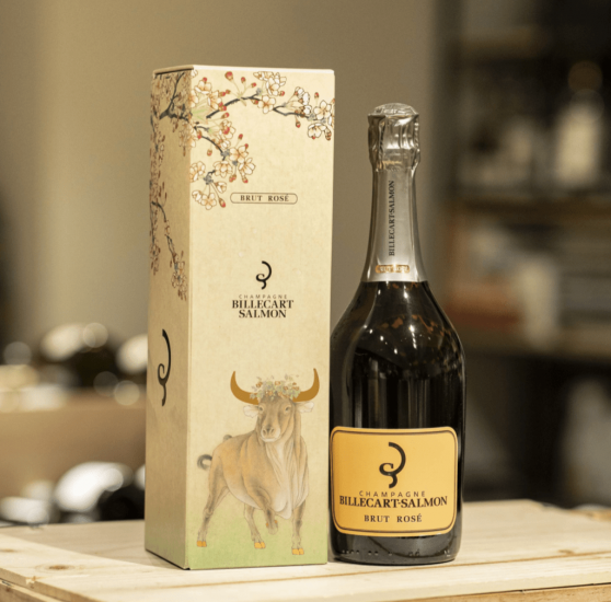 L’astuccio d’artista dedicato all’anno del Bufalo del Rosé di Billecart-Salmon